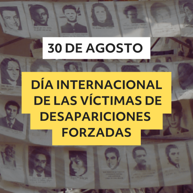Día Internacional de las Víctimas de Desapariciones Forzadas
