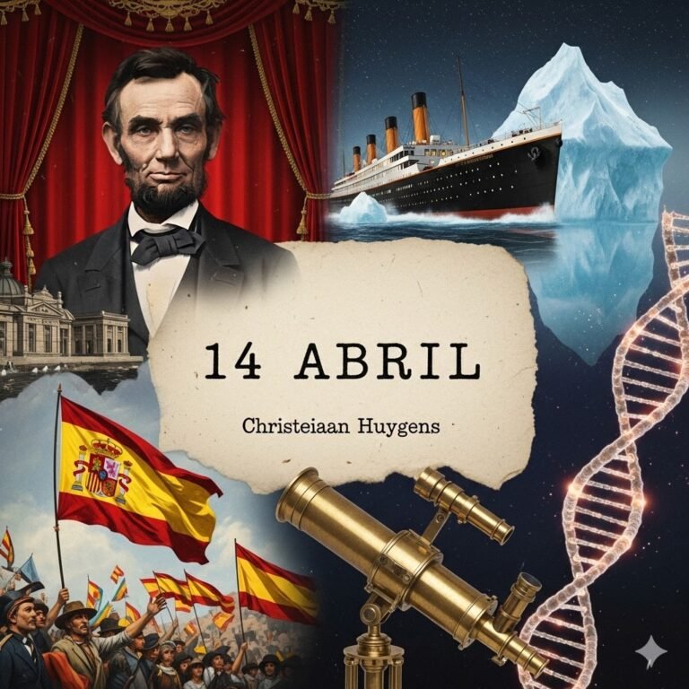 Un viaje al pasado: Efemérides imprescindibles de este 14 de abril