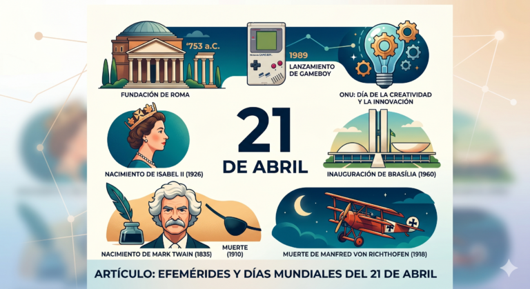 21 de Abril: Un Tapiz Temporal de Creatividad, Imperios y Transformación