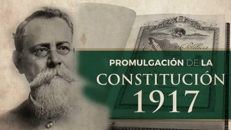 Promulgación de la Constitución Mexicana