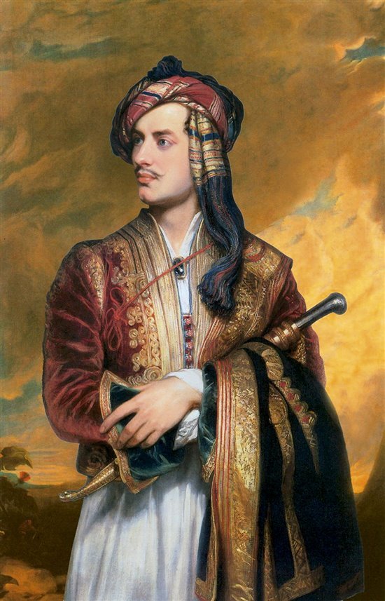 Muere Lord Byron (1824).