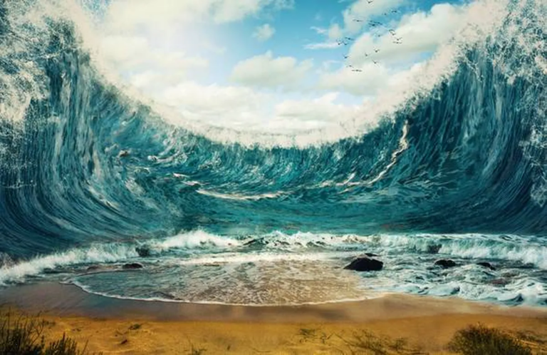 Tsunami en Alejandría Egipto
